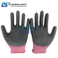 Polyester Crinkle Latex Coated Best Construction Gloves